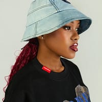 KAI_9021 5 Panel Denim Hat