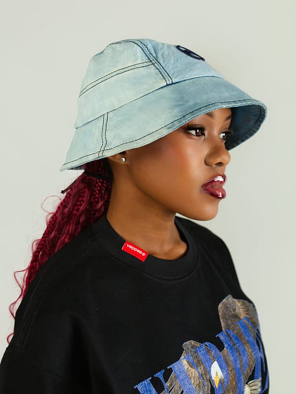 KAI_9021 5 Panel Denim Hat